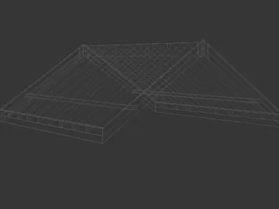 Roof Frame Free 3D model