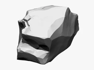3D Mountain rock Zbrush sculpt 3D model