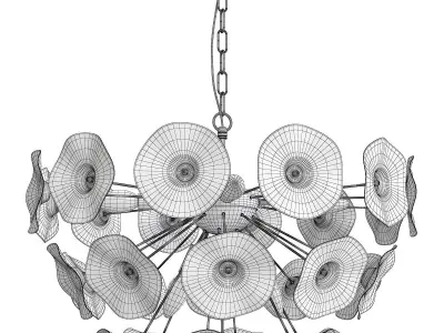 KENDARI CHANDELIER Low-poly 3D model