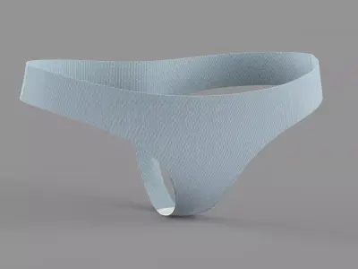 Thongs bikini underwear 3D model