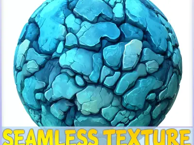 Stylized Stone Floor Seamless Texture Texture 21