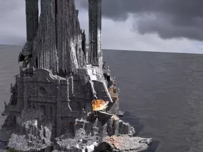 Star Wars Assassin D Base 3D model