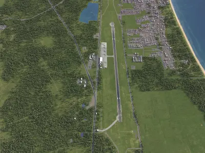Palanga - 3D Airport Model Low-poly 3D model