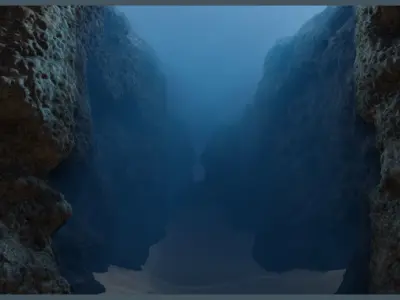 Ocean Trench Environment 3D model