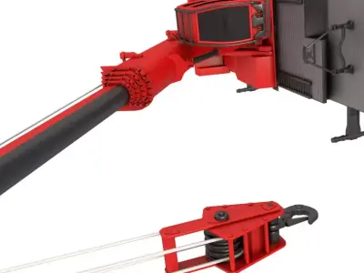 Mobile Crane 3D model