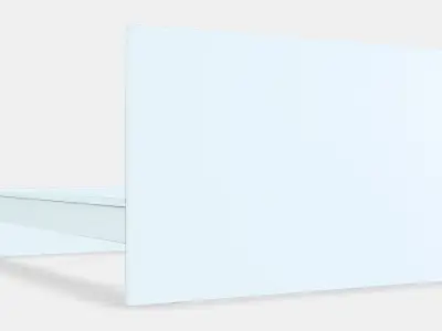 MALM Bed frame high 1 Low-poly 3D model