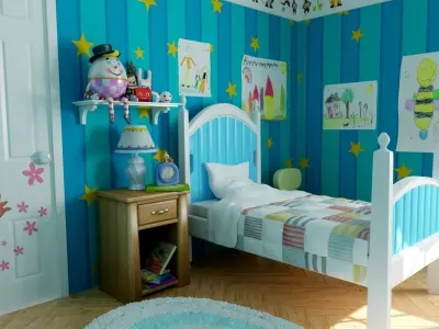 KID ROOM 3D model