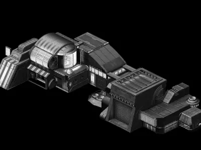 Titan-Small Base Bar - Repair Shop 3D model