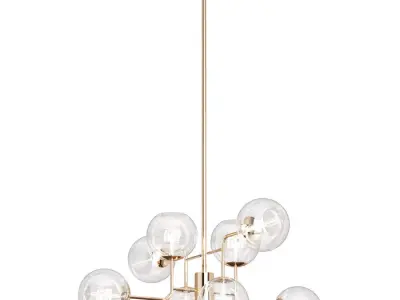 Chandelier Maytoni Erich MOD221 PL 08 G 3D model