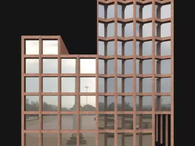 Office Building 3D model 438