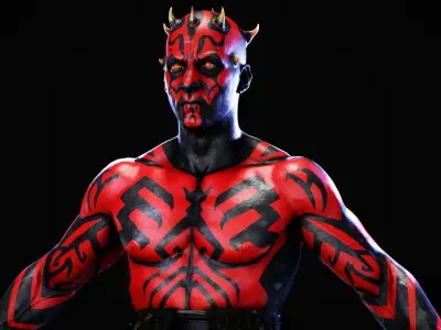 Darth Maul - Original Look Low-poly 3D model