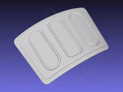 Star Wars The Mandalorian Cara Dune Left Leg Armor 3D print model