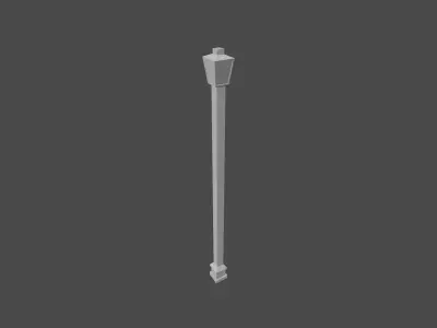 Street light Low-poly 3D model buy