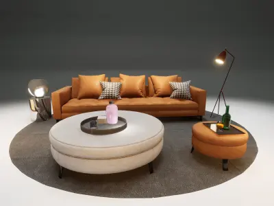 DH STUDIO Furniture Collection 08 Low-poly 3D model