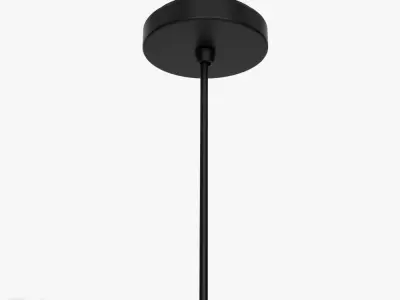 Glass Jar pendant light by West Elm 3D model