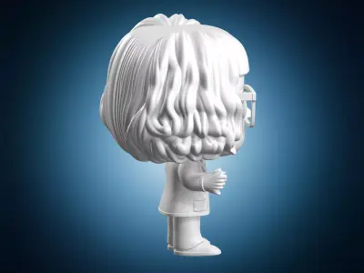 Edna Mode Incredibles Funko Pop Style Figure 3D print model