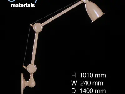 Moooi wall lamp bra 3D model