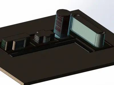 city hause 3D print model
