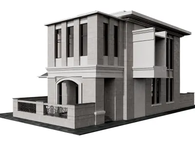 Villa Block 02 3D model