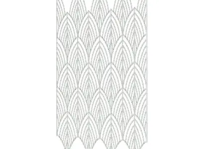 White Wall Frame 3D model