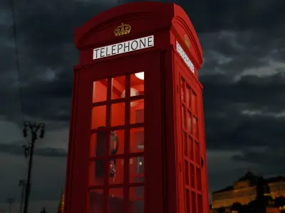 3D London Phonebooth 3D model