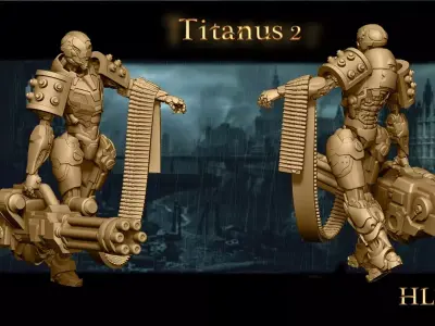 Heresylab Redeemers Titan Robot 2 3D print model