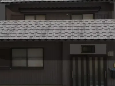 Super Lowpoly Traditional House Complex Low-poly 3D model