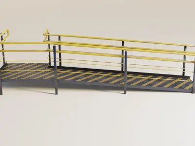 Ramp 01 PBR  Low-poly 3D model