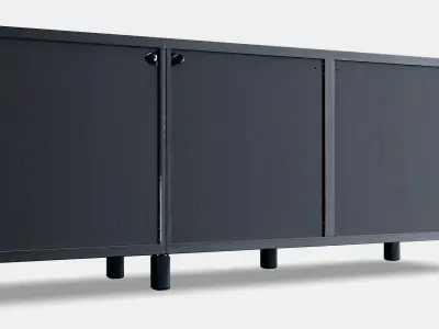 BESTA Storage combination with doors 42 Low-poly 3D model