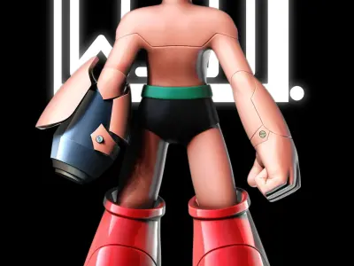 ASTRO BOY N2 - LITTLE MACHINE WESM COLLECTION 3D print model 3D print model