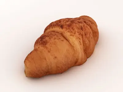 Croissant 001 3D model