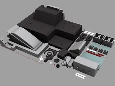 Bladerunner Eye scanner 3D print model