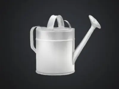 Stylized Watering Can Prop Game Ready Asset for Animations Low-poly 3D model