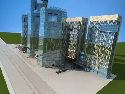 Cityscape 4 3D model