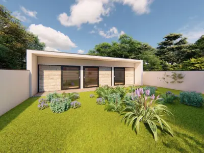 Casa Scene-villa-modern house 3D model 17