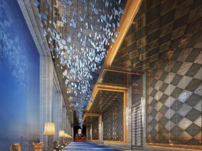 Banquet hall front room 3D model