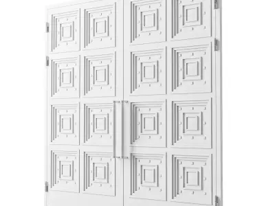 Gate black loft 017 3D model