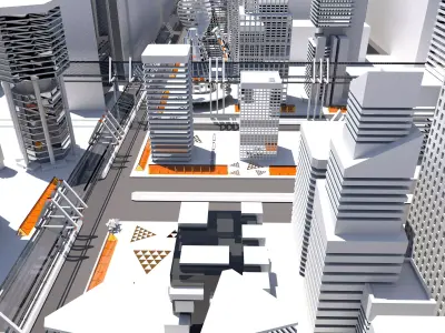 Future City Free 3D model