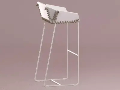 Textile Bstool 3D model