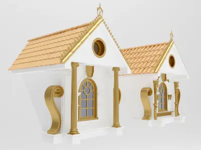 Hipped Roof  3D model