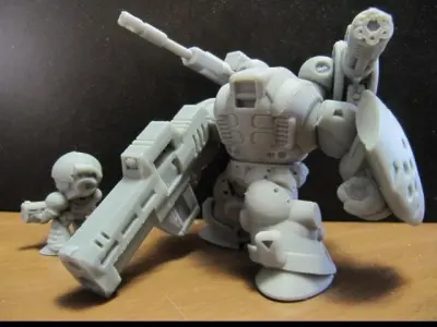 CHIBI-TECH SD - TYPE-67 ACTUATORS      3D print model