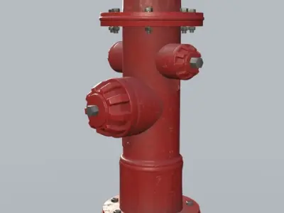 Old Fire Hydrant 3D model