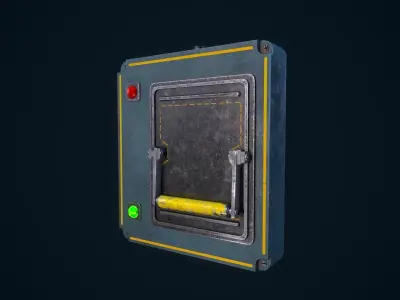 Power Switch Low-poly 3D model