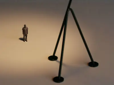 Grasshopper Floor Lamp 3D model 3D model