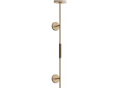 Rudman Single Light Dimmable Plug-in Wallchiere 3D model