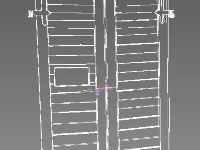 Door 2 wood 3D model