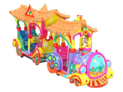 Attraction Childrens train 3D model