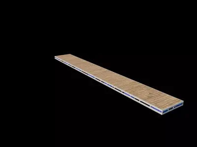 floating docks 03 3D model
