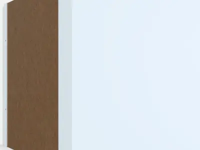 KALLAX Insert with door Low-poly 3D model