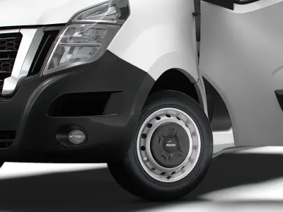 Nissan NV400 Van L1H2 HQ Interior 2021 3D model
